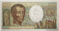 200 Francs MONTESQUIEU FRANCE  1981 F.70.01 F