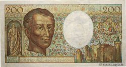 200 Francs MONTESQUIEU FRANCE  1981 F.70.01 TB