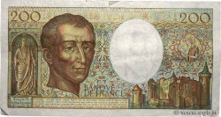 200 Francs MONTESQUIEU FRANCE  1981 F.70.01 TB