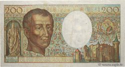 200 Francs MONTESQUIEU FRANCE  1982 F.70.02 TB