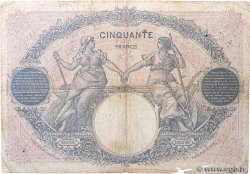 50 Francs BLEU ET ROSE FRANCE  1922 F.14.35 B