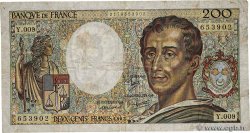 200 Francs MONTESQUIEU FRANCE  1982 F.70.02