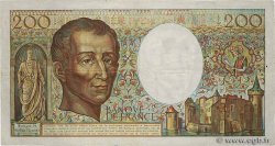 200 Francs MONTESQUIEU FRANCE  1982 F.70.02 TB