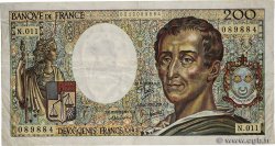 200 Francs MONTESQUIEU FRANCE  1982 F.70.02