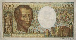200 Francs MONTESQUIEU FRANCE  1982 F.70.02 TB