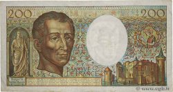 200 Francs MONTESQUIEU FRANCE  1982 F.70.02 TB