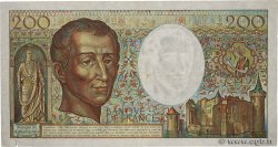 200 Francs MONTESQUIEU FRANCE  1982 F.70.02 TB