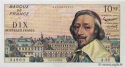 10 Nouveaux Francs RICHELIEU FRANCE  1959 F.57.02