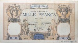 1000 Francs CÉRÈS ET MERCURE type modifié FRANCE  1939 F.38.35
