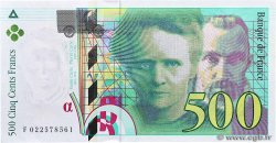 500 Francs PIERRE ET MARIE CURIE FRANCE  1994 F.76.01
