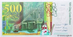 500 Francs PIERRE ET MARIE CURIE FRANCE  1994 F.76.01 SPL+