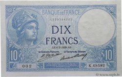 10 Francs MINERVE FRANCE  1928 F.06.13