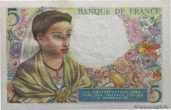 5 Francs BERGER FRANCE  1943 F.05.04 pr.NEUF