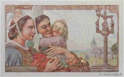 20 Francs PÊCHEUR FRANCE  1943 F.13.06 SPL