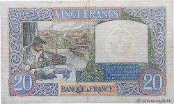 20 Francs TRAVAIL ET SCIENCE FRANCE  1940 F.12.09 TB