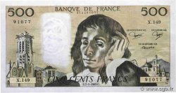 500 Francs PASCAL FRANCE  1982 F.71.26