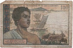 100 Francs MADAGASCAR  1950 P.046a B
