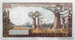100 Francs - 20 Ariary MADAGASCAR  1966 P.057a SUP+