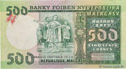 500 Francs - 100 Ariary MADAGASCAR  1974 P.064a pr.SUP