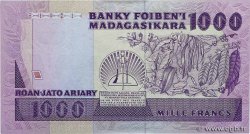 1000 Francs - 200 Ariary MADAGASKAR  1988 P.072a VZ