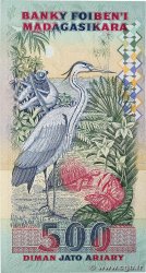 2500 Francs - 500 Ariary MADAGASCAR  1993 P.072Aa SPL+