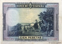 100 Pesetas ESPAGNE  1928 P.076a TTB+