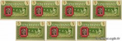 5 Francs BON DE SOLIDARITÉ Lot FRANCE Regionalismus und verschiedenen  1941 KL.05D1