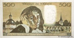 500 Francs PASCAL FRANCE  1968 F.71.01 XF-