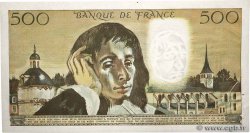 500 Francs PASCAL FRANCE  1968 F.71.01 XF