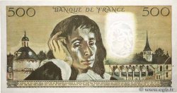500 Francs PASCAL FRANKREICH  1968 F.71.01 VZ