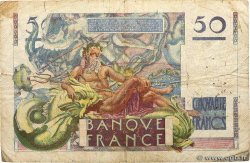 50 Francs LE VERRIER FRANCE  1946 F.20.04 VG
