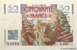 50 Francs LE VERRIER FRANKREICH  1949 F.20.12