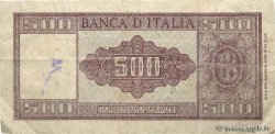 500 Lire ITALY  1947 P.080a F