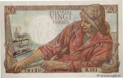 20 Francs PÊCHEUR FRANCIA  1947 F.13.11