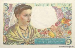 5 Francs BERGER FRANCE  1947 F.05.07 XF