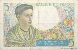5 Francs BERGER FRANCE  1943 F.05.02 F