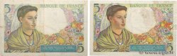 5 Francs BERGER Lot FRANCE  1943 F.05.01 F