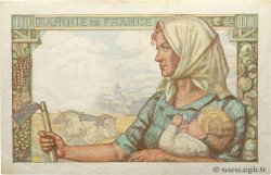 10 Francs MINEUR FRANCE  1942 F.08.03 VF+