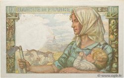 10 Francs MINEUR FRANCE  1949 F.08.21 XF