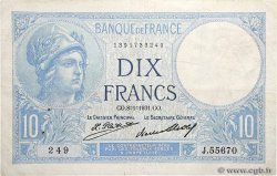 10 Francs MINERVE FRANCE  1931 F.06.15