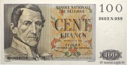 100 Francs BELGIQUE  1952 P.129a