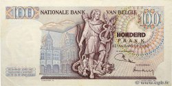 100 Francs BELGIQUE  1974 P.134b TTB