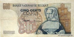 500 Francs BELGIQUE  1963 P.135a TB