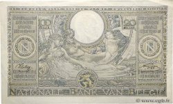 100 Francs - 20 Belgas BELGIQUE  1943 P.107 TTB