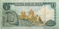 1 Lira MALTE  1973 P.31b TB