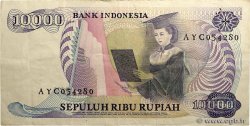 10000 Rupiah INDONÉSIE  1985 P.126a TTB