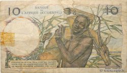 10 Francs AFRIQUE OCCIDENTALE FRANÇAISE (1895-1958)  1954 P.37 TB+