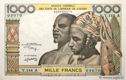 1000 Francs ÉTATS DE L&nbsp;AFRIQUE DE L&nbsp;OUEST  1966 P.103Ak