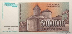 5000000 Dinara YOUGOSLAVIE  1993 P.132 NEUF