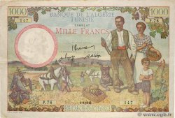1000 Francs TUNISIE 1946 P.26